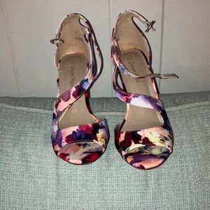 Dream Pair floral high heels